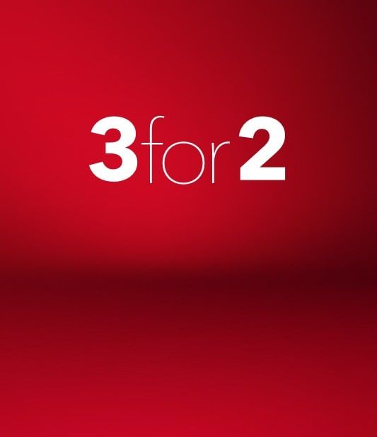 3 for 2 at weekends