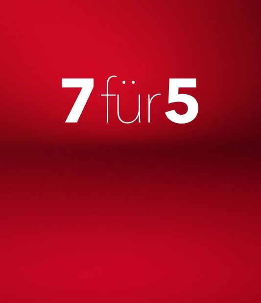 7 für 5
