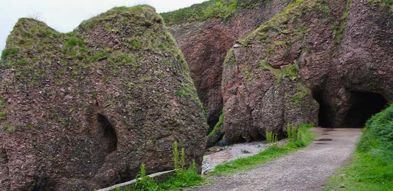 Cushendun Caves on the Causeway Coast