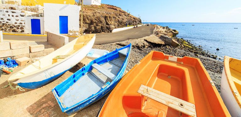 Fischerboote in Fuerteventura