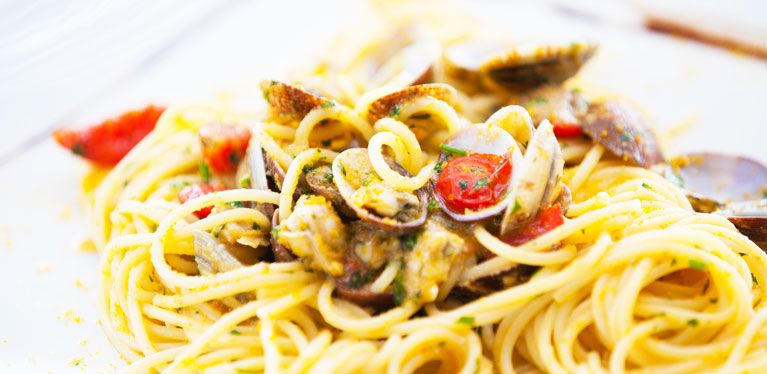 Spaghetti mit Meeresfrüchten