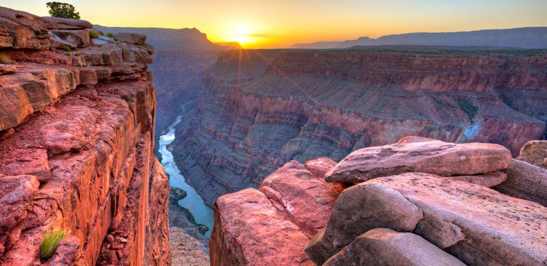 Toroweap am Grand Canyon bei Sonnenaufgang