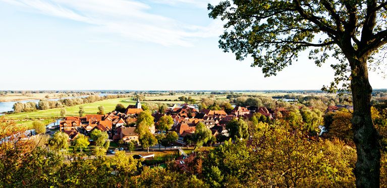 Hitzacker ist eine Stadt an der Elbe