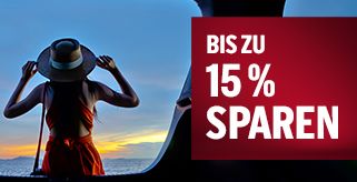 Länfer fahren, mehr sparen - jetzt bis zu 15 % sparen