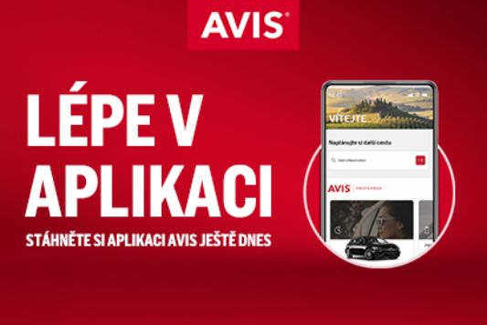 Využijte novou aplikaci Avis a užijte si snadný a rychlý pronájem.