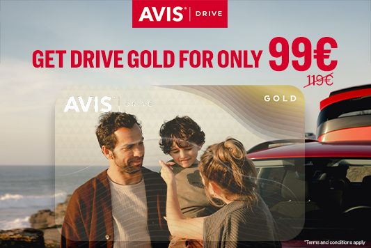 Limited time: Get Avis Drive Gold for just 99€