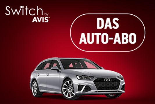 Avis Switch: Auto-Abo inklusive 2.500 Kilometer