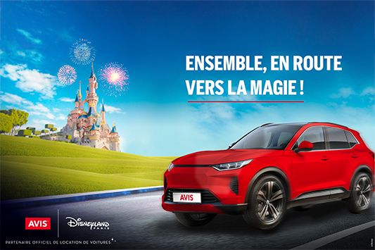 Avis, partenaire officiel de Disneyland® Paris