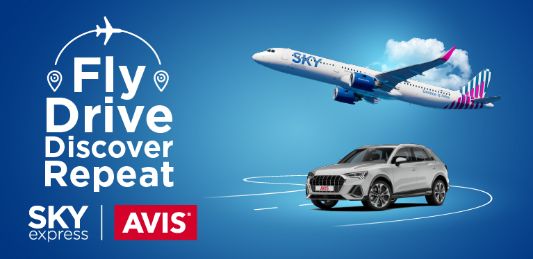 SKY express & AVIS: Η απόλυτη ταξιδιωτική εμπειρία
