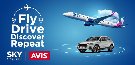 SKY express & AVIS: Η απόλυτη ταξιδιωτική εμπειρία
