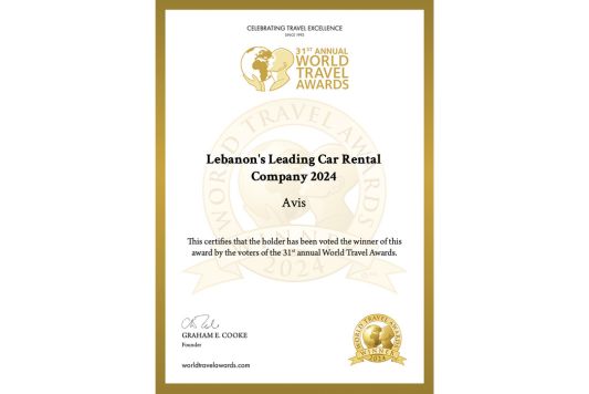 Lebanon’s Leading Car Rental Company 2024