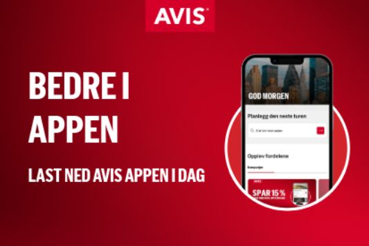 Oppdag den nye Avis-appen