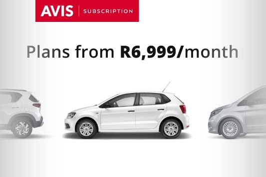 Monthly car rental in South Africa