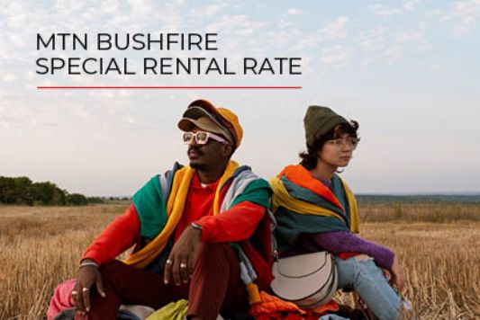 MTN Bushfire Festival special rental rates