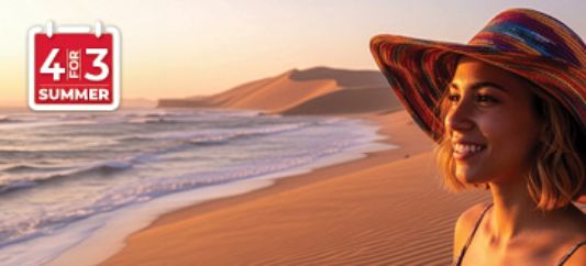 Enjoy a 4-For-3 Summer in Namibia