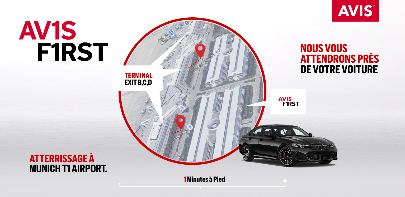 Rent Avis First at Nice Airport