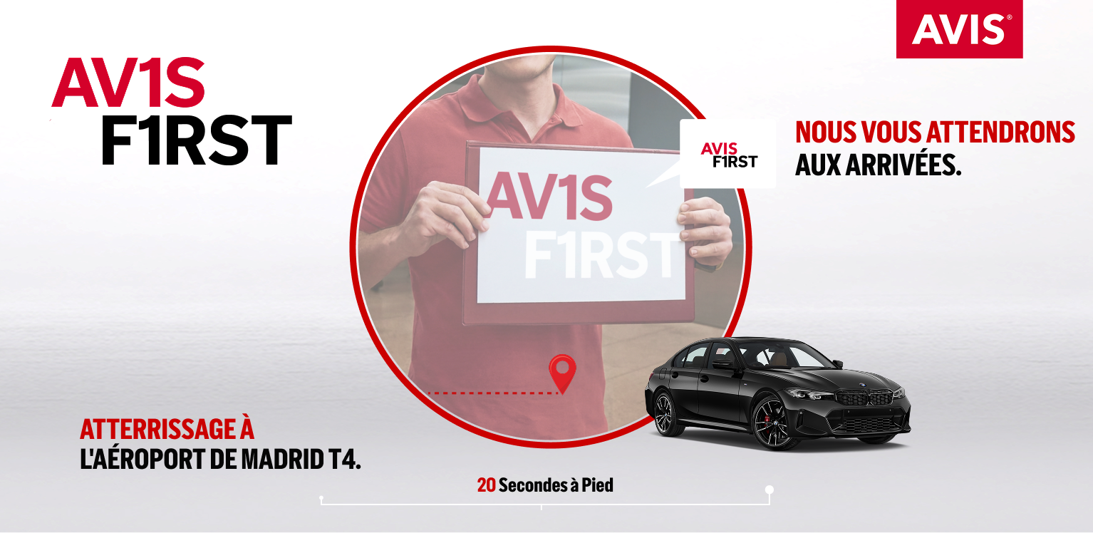 Avis First à l'aéroport de Madrid