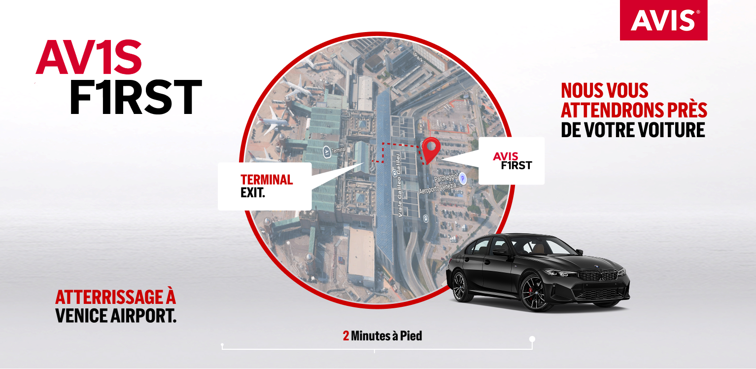 Rent Avis First at Nice Airport