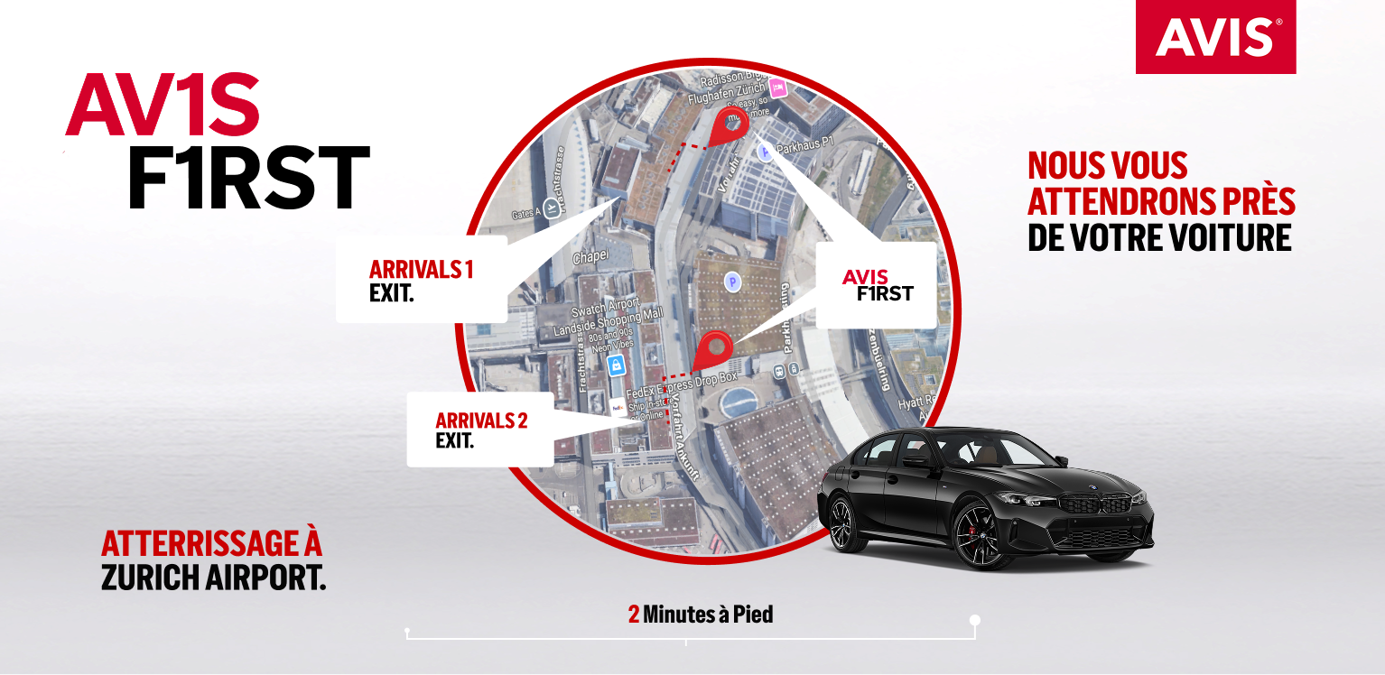 Rent Avis First at Nice Airport