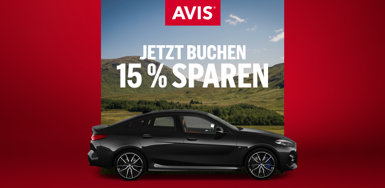 15 % auf Ihren Mietwagen im Spätsommer, Herbst und Winter