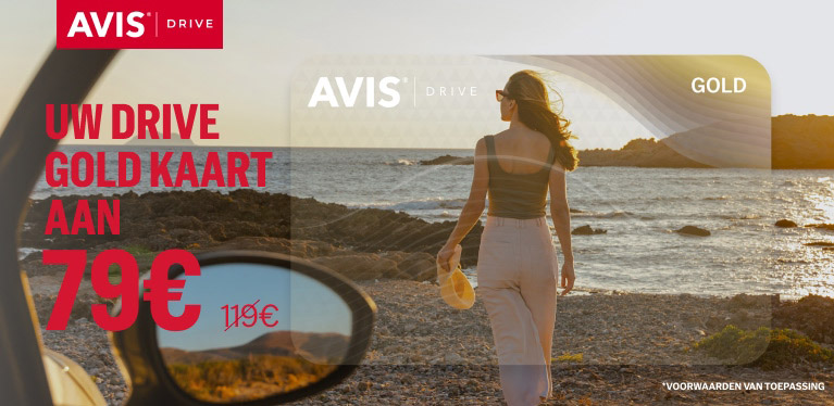 Beperkt geldig: Avis Drive Gold voor slechts 79€
