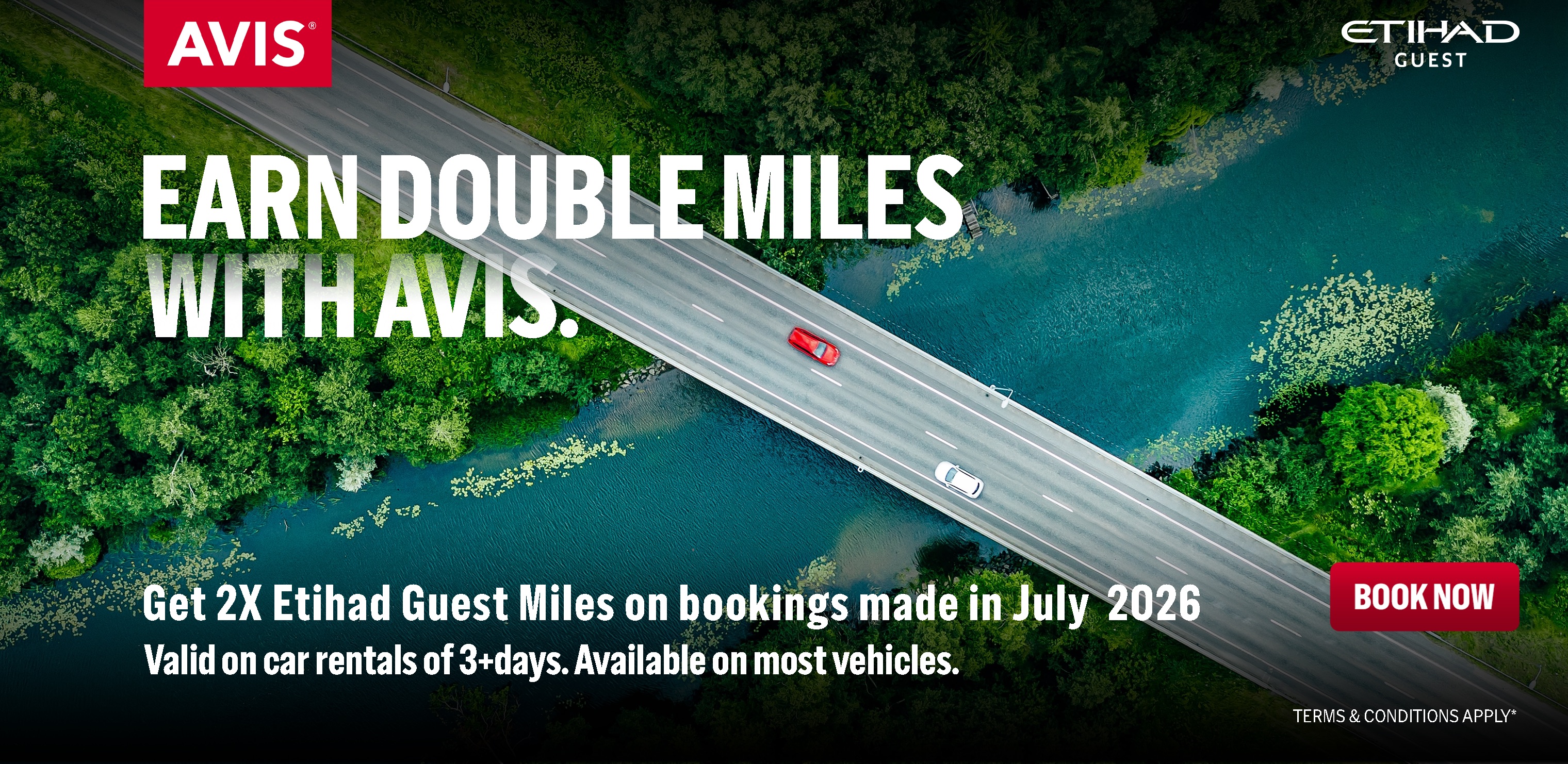 Earn Double Etihad Guest Miles With Avis