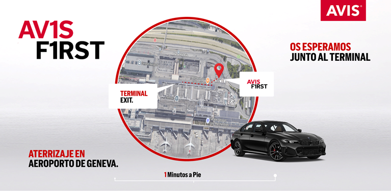 Avis First en el aeropuerto de Geneva