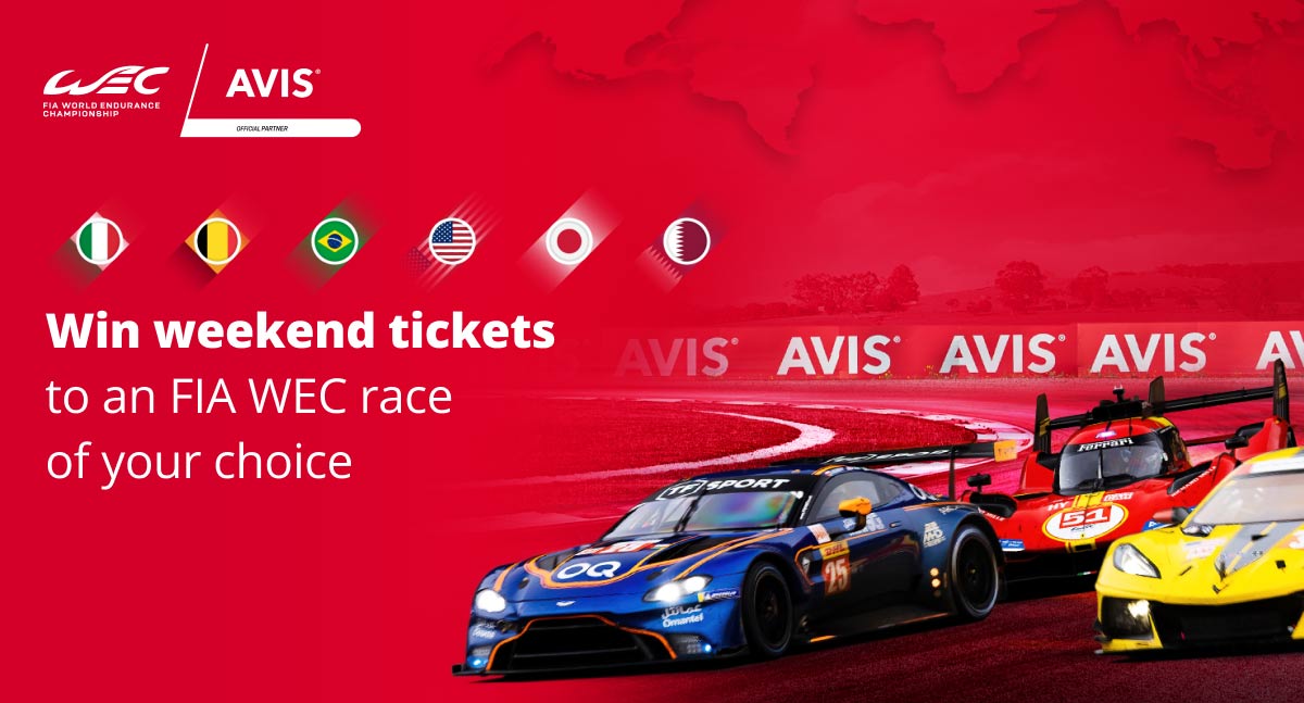 Avis Preferred members can win FIA World Endurance Championship tickets