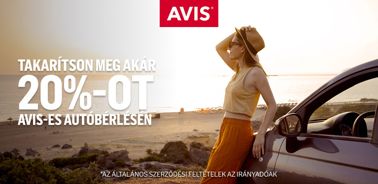 MOST akár –20% kedvezmény európai autóbérlésén