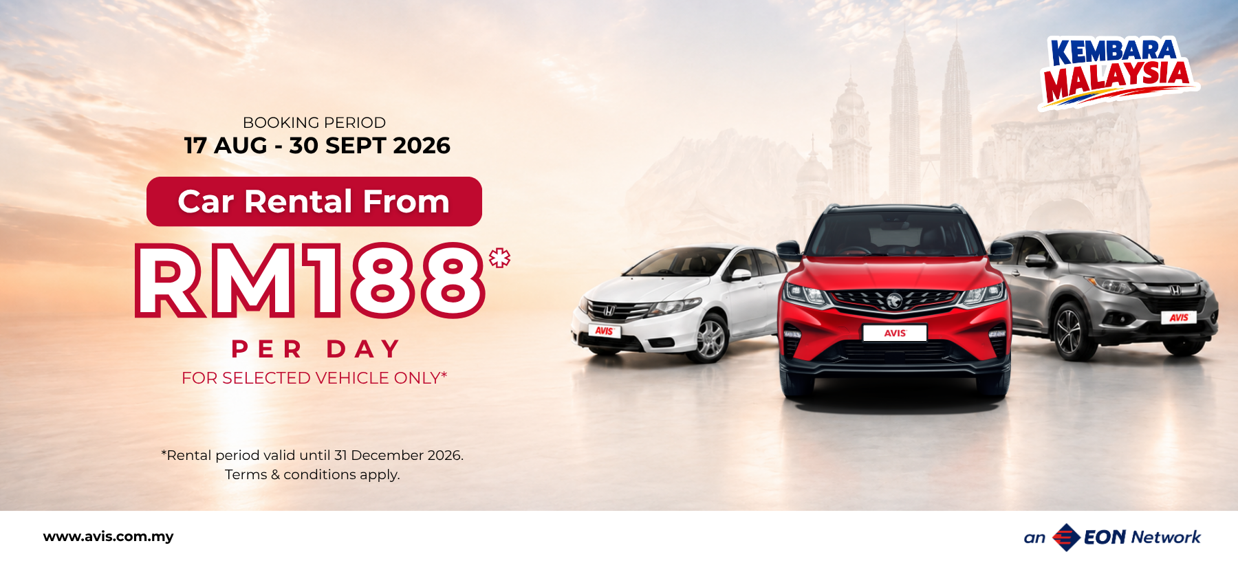 Kembara Malaysia 2026 Car Rental Promotion