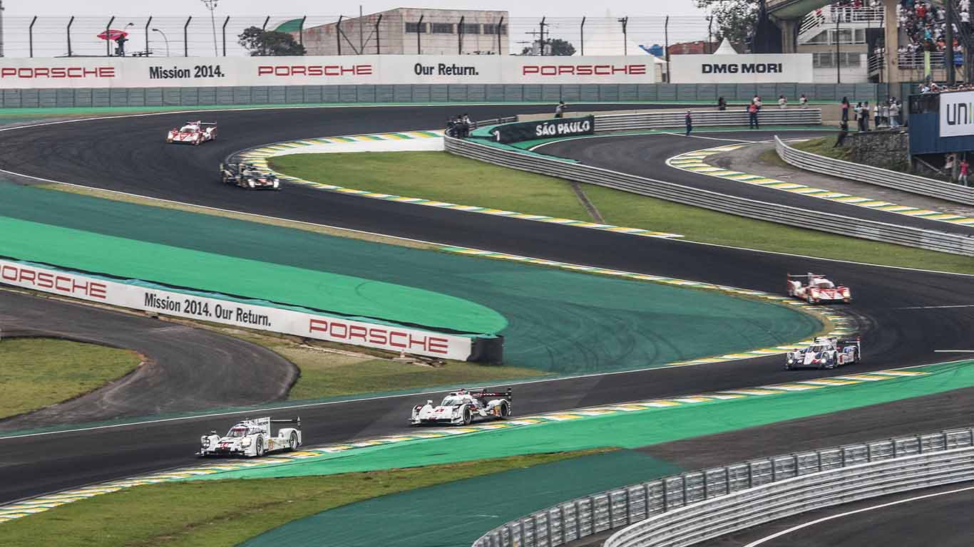 Interlagos racetrack in Sao Paulo