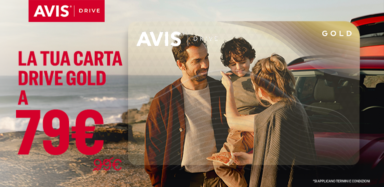 Offerta limitata: Avis Drive Gold per soli 79€