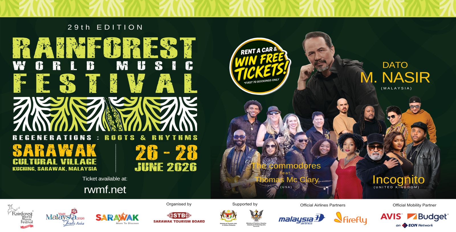 AVIS x Rainforest World Music Festival 2026