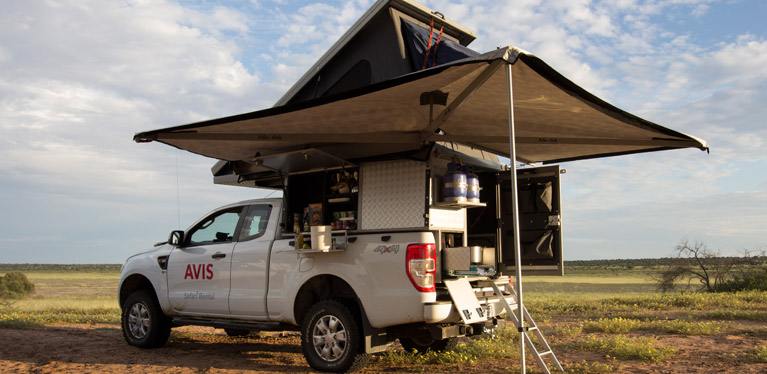 Rent a safari overlanding vehicle from Avis South Africa