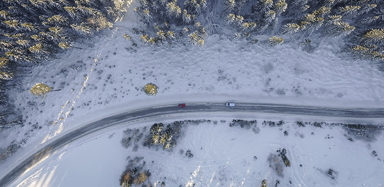 Driving in snowy conditions