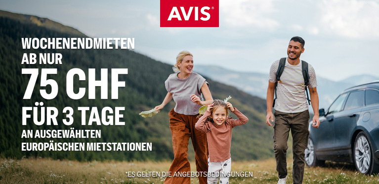 Entfliehen Sie ab 75 CHF in ein langes Wochenende