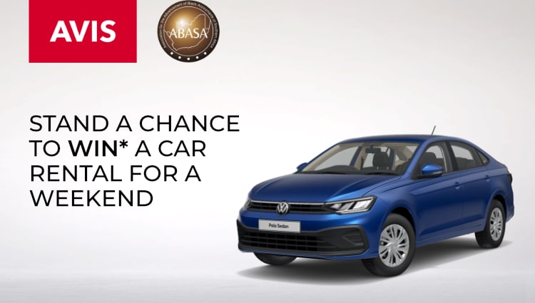 Submit your contact details and win* a weekend car rental