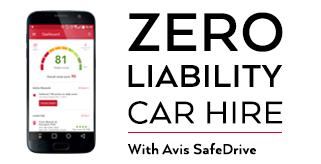 Zero Liability car rental with Avis SafeDrive