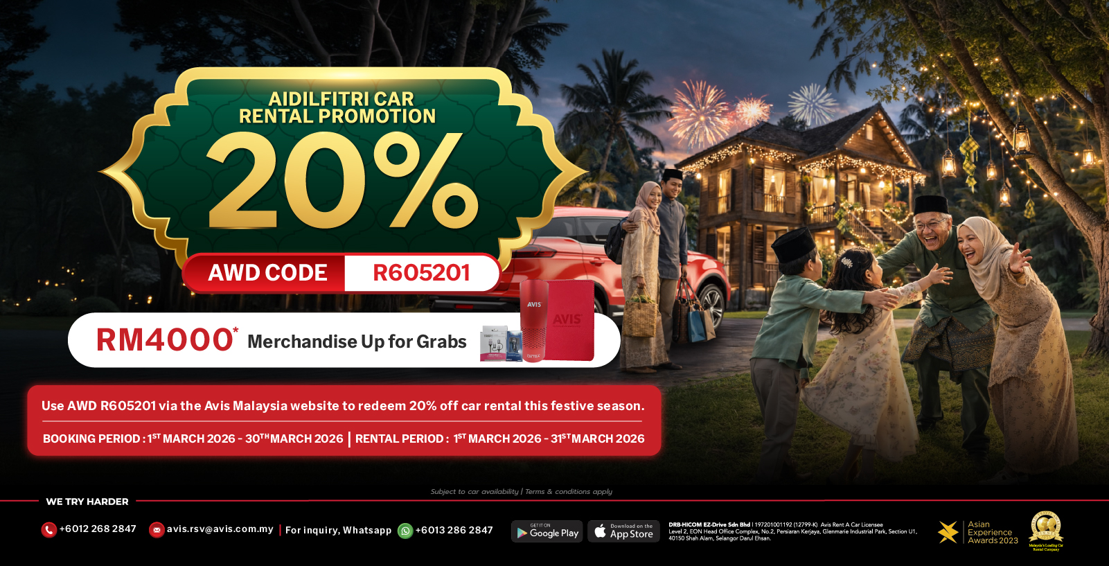 Aidilfitri Car Rental Promotion 2026
