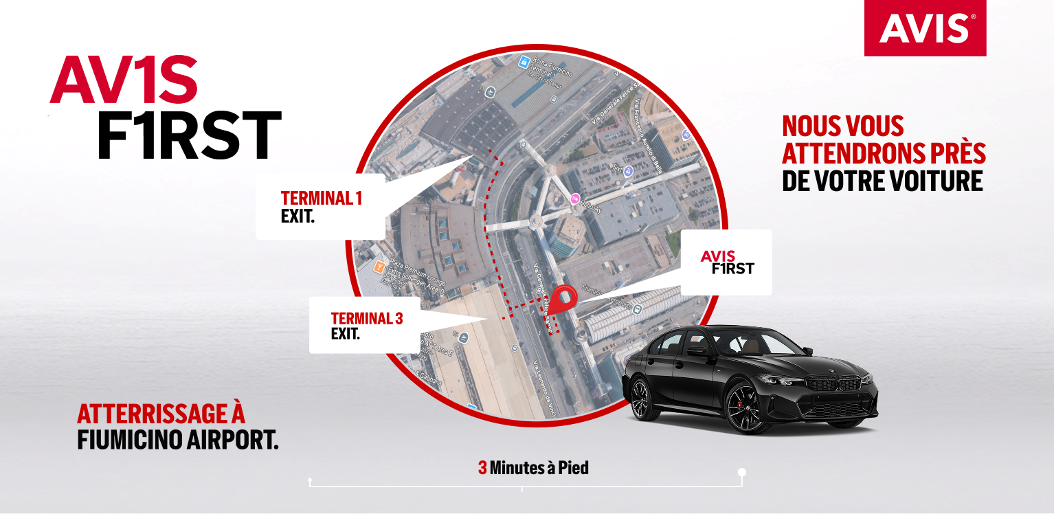 Rent Avis First at Nice Airport