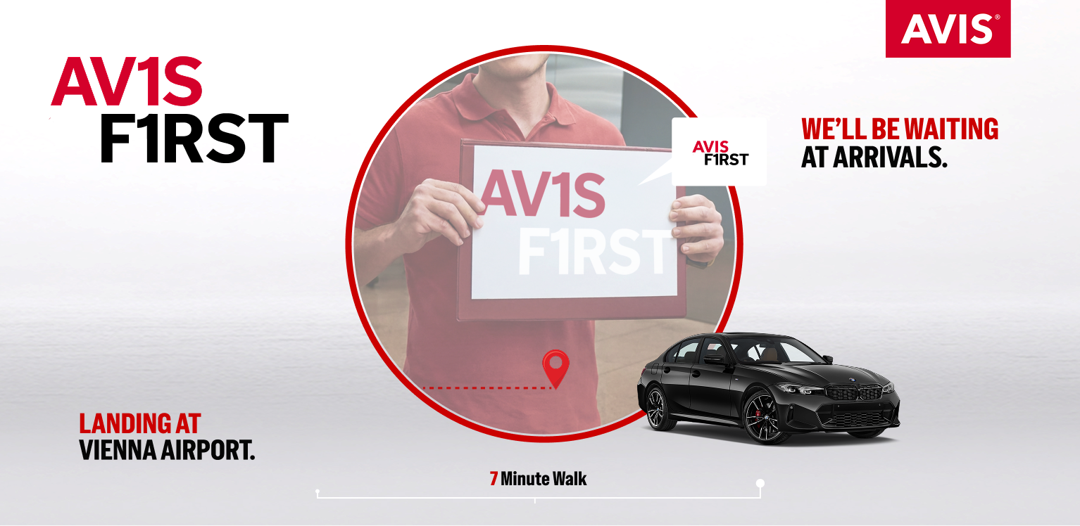 Rent Avis First at Vienna Airport