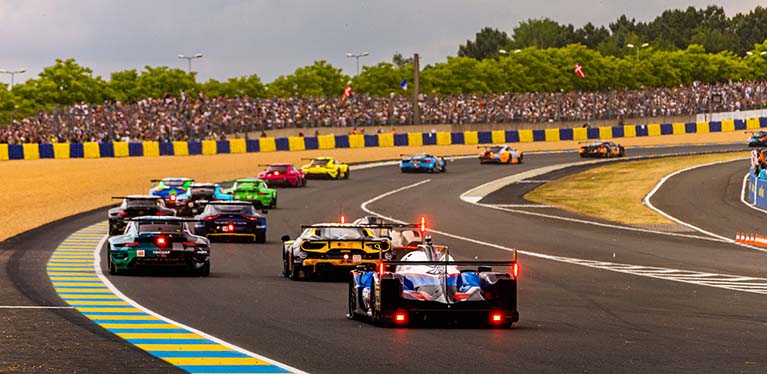 Le Mans starting grid
