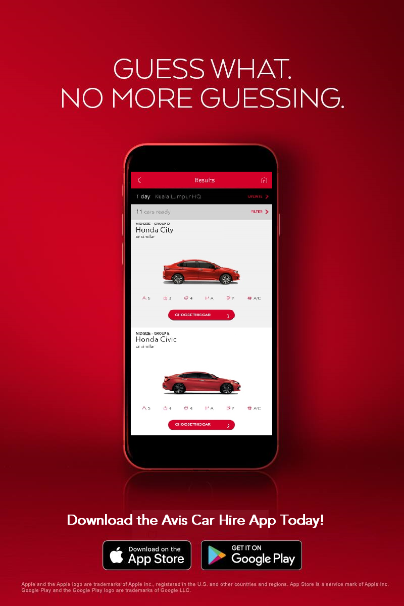 Avis Car Hire App