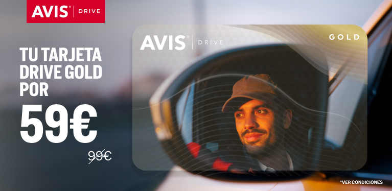 Oferta limitada: inscríbete en Avis Drive Gold por 59€