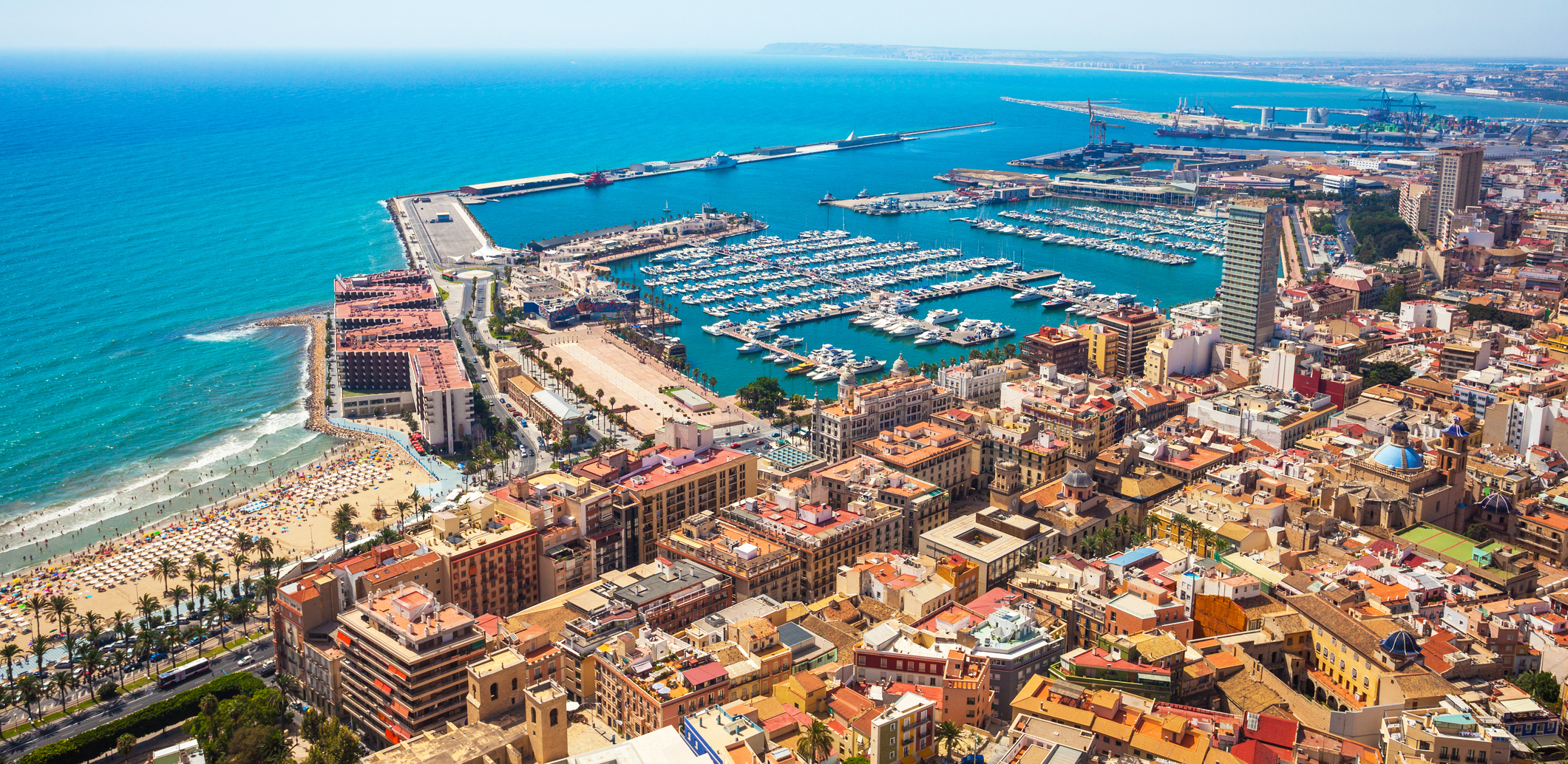 Alicante - an aerial view