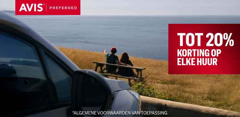 Vroege voorjaarsreisplannen? 20% korting voor Avis Preferred