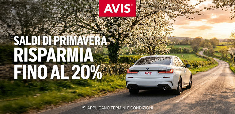 Sconto del 20% sul noleggio auto nel 2026 