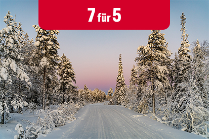 Winter-Special: 7 Tage zum Preis von 5