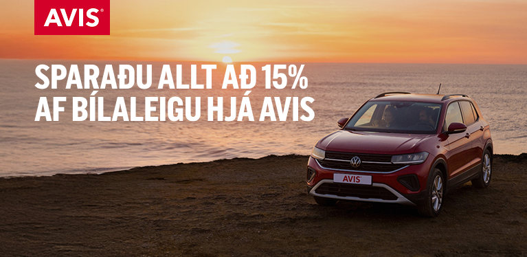 Skipulegja fyrirfram, spara meira – 15% afsl.