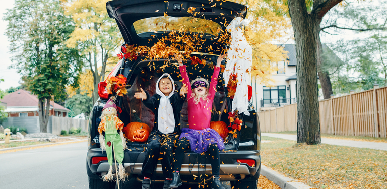 kids car Halloween